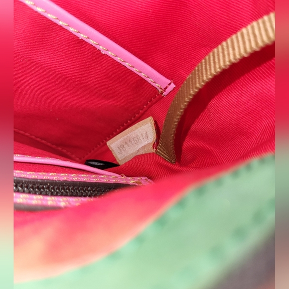 Dooney And Bourke Pink Florentine Leather Crossbody Bag - Picture 13 of 14